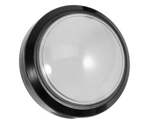 CLISPEED Bouton poussoir de remplacement de jeu d'arcade en plastique robuste, grand bouton lumineux pour jeux de fête et sonneries de compétition