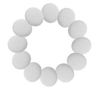 CLISPEED Boutons Ronds à Coudre 100 Pcs 20 MM Blanc Boutons de Rechange pour Manteaux et Pulls Vintage en Tissu Mercerie Couture pour Vêtements D’Hiver