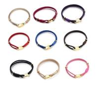 CLISPEED Bracelet Cordon Agneau Beige Chaîne de Poignet Simple et Élégant pour Femmes et Accessoire de Mode pour Usage et Occasions Spéciales