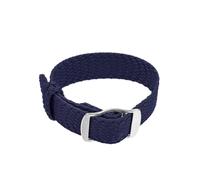 CLISPEED Bracelet de Montre Nylon Tissé pour Homme et Femme, Hypoallergénique, Respirant et Confortable, Bleu Marine 20 Mm, Accessoire de Montre Connecté, Adapté Usage Quotidien et Sportif