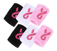 CLISPEED Bracelets de Sport en Polyester Lot de 3 Paires avec Soutien Confortable du Poignet, Adaptés aux Accessoires Sport pour Football et Course à Pied