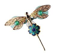 CLISPEED Broche Libellule Ethnique En Alliage Coloré Pour Femme, Broche De Poitrine Décorative, Accessoire Créatif Pour Fête Et Usage Quotidien