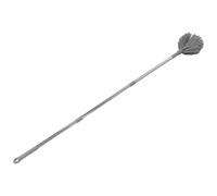 CLISPEED Brosse à Toiles D’Araignée à Manche Télescopique 3 Sections Brosse Dure Grise pour Plafond et Coins Plumeau Multi-Usage pour Dépoussiérer Ventilateurs Meubles et Voiture Outil