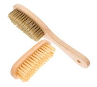 CLISPEED Brosses à Sable Portables et Accessoires de Plage Lot de 2 en Bois et Pbt Faciles à Utiliser pour Nettoyage Rapide pour Planche de Surf en Vacances