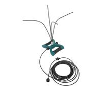 CLISPEED Brumisateur Extérieur De Terrasse Autoportant 10 m Tuyau D'arrosage EU, Système De Refroidissement par Brumisation pour Jardin Et Patio, Brumisateurs De Terrasse pour Rafraîchir L'extérieur