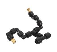 CLISPEED Buse de Pulvérisation pour Terrariums de Reptiles Système de Brumisation avec Atomiseur Noir à Double Tête et Rotation Complète pour Arrosage de Plantes