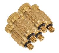 CLISPEED Buses De Brumisation Haute Pression en Laiton Filetées Intérieures, Kit 5 Pcs pour Irrigation Jardin, Atomisation Fine, Résistance Haute Température, Pulvérisateur à Brume