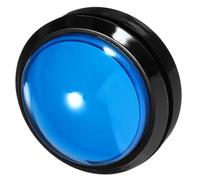 CLISPEED Buzzer de Réponse Électronique avec LED Bleue, Gros Bouton à Deux Pattes, sans Pile, pour Jeux de Quiz et Compétition Interactive Couleur Aléatoire