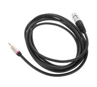 CLISPEED Câble Audio Broches Mini Xlr Mâle vers Prise Stéréo Trs Câble Microphone Condensateur Transmission Sonore Claire et Stable Connexion Xlr Femelle Équilibrée Mètres