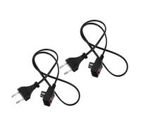 CLISPEED Câble de Charge pour Bouillotte Électrique 2 Pièces Prise EU Compatible Ac220-250V Câble D’Alimentation pour Chauffe-Mains Rechargeable pour Maison Voyage et Activités