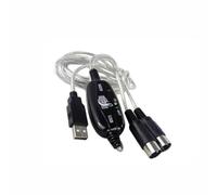 CLISPEED Câble en Latence pour, Partout Musicale L'édition Travail sans Midi vers USB Cuivre Compatible Instrument Électronique Plupart des Systèmes Informatiques