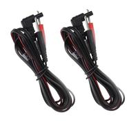 CLISPEED Câble pour Machine de Physiothérapie Connecteur 2mm, Fil Conducteur en Cuivre et Pvc Stable, Lot de 4pcs pour Appareils Massage