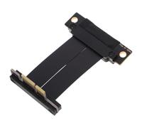 CLISPEED Câble Riser Pci-e de 5cm Carte D'extension Pcie 4.0 1x pour Carte Graphique Câble Noir Optimisation de l'espace Montage Vertical Gpu Jeux