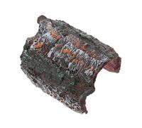 CLISPEED Cachette Reptile Résine avec Terrasse Abri Sécurisé et Plateforme Descalade pour Tortues et Lézards Décor Naturel pour Terrariums et Habitats Petits Animaux