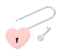 CLISPEED Cadenas Forme de Cœur Multifonctionnel Robuste et Serrure Décorative Rose pour et Secrets Cadeau Romantique pour Couples