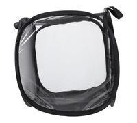 CLISPEED Cage à Filet Noir en Tissu pour Observation des Lépidoptères et Mantes, Réutilisable et Facile à Ouvrir, Forme Unique pour Garçon et Filles