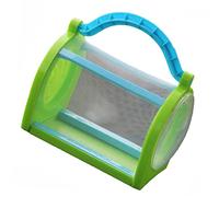 CLISPEED Cage à Insectes Portable Verte avec Poignée Maison pour Exploration Nature Légère pour Garçon Et Filles Usage Extérieur Jouets D'exploration 1 Pièce
