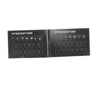 CLISPEED Cahier de Pratique Nail Art pour Débutants Modèles de Dessin et Peinture Ongles Exercices Manucure pour Apprentissage et Entraînement des Techniques