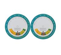CLISPEED Calculateur de Diététiques Lot de 2 Pièces pour Gym et Médicaux Capteurs Haute Précision, Plastique Solide, Roue de Suivi de L'imc Facile à Lire