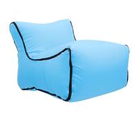 CLISPEED Canapé Gonflable Portable Fauteuil D'extérieur Confortable en Nylon Bleu, Imperméable et Facile à Nettoyer, Maison Piscine pour Camping