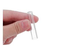 CLISPEED Capuchons de Crayon Transparents en Plastique 100 Pièces Embouts Protecteurs Rallonge Extensible pour Crayons Courts Protège-Mines Solide Usage Scolaire Bureau et Beauté