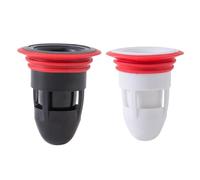 CLISPEED Carottes de Siphon de Sol 2 Pièces en Silicone Bouchons Étanches, Anti-Odeurs et Anti-Fuite, Adaptées aux Canalisations Cuisine, Salle de Bain et Lavabos