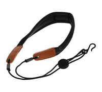 CLISPEED Ceinture de Cou Noire pour Saxophone, Sangle de Fixation Réglable en Tissu Résistant, Harnais Portable Confortable pour Saxophone Alto et Ténor, Accessoire Essentiel pour