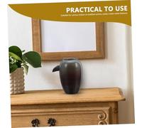 CLISPEED Ceramic Water Fountain Jar for Garden and Fish Tank Weatherproof Outdoor Landscaping Decor with Circulating Water Feature No Pump Elegant Tranquil Design