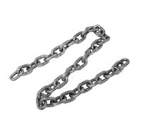 CLISPEED Chaîne Décorative Halloween en Plastique Imitation Fer, Accessoire Ludique pour Chien Taille Moyenne, Couleur Argenté Ancien, Longueur 1,5 M, Fausse Chaîne Flexible et Légère