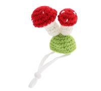 CLISPEED Chapeau Ajustable pour Petits Animaux Accessoire et Mignon pour Hamster et Autres Petits Style Champignon Décoratif