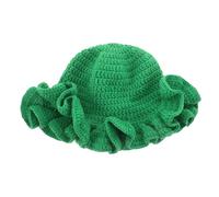 CLISPEED Chapeau Bob Au Crochet pour Filles Chapeau Bob Au Crochet Casquette Souple en Casquette Faite À La Main Tricotée Tendance