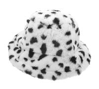 CLISPEED Chapeau Seau Hiver Épais Polyester Imprimé Tacheté Unisexe pour Voyage Chapeau Pêcheur Chaud et Confortable pour Hommes et Femmes