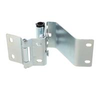 CLISPEED Charnière Industrielle pour Porte de Garage et Coin de Portail en Métal Argenté Pivot à Double Roulement et Revêtement Anti-oxydation, Résistance aux Intempéries pour Projets