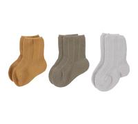 CLISPEED Chaussettes Bébé -mollet pour Garçon et Filles, sans Couture, Lot de 3 Paires, Confortables et Adaptées et Automne