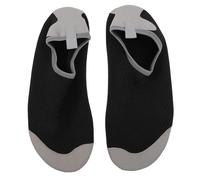 CLISPEED Chaussures d'eau Noires TPR Taille L pour Hommes et Femmes Chaussures de Plage Respirantes séchage Rapide pour Natation Sports Nautiques et activités en extérieur