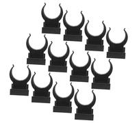 CLISPEED Clip de Fixation pour Plinthe Cuisine Réglable en PP Noir Antidérapant Pieds de Meubles Rehaussés Lot de 20 Clips pour Socle Usage Maison, Bureau et Magasin