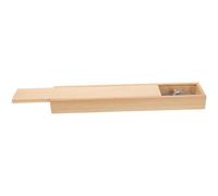 CLISPEED Coffret Stylo Calligraphie Élégant Bois de Santal Étui Léger pour Pinceau Unique Boîte de Rangement Pratique et Décorative Cadeau Culturel pour Amateurs Écriture