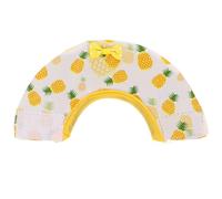 CLISPEED Collier Conique Ne Provoque Pas D'irritation pour Perroquet en Tissu Jaune, Morsures et Léchages pour Oiseaux en Convalescence
