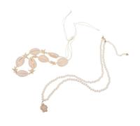 CLISPEED Collier Estival de Mer Bijoux Perles Plastiques pour Éteindre