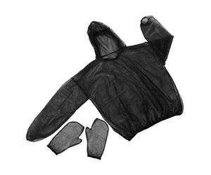 CLISPEED Combinaison Anti-insectes Protection Complète Moucherons en Polyester avec Moufles Léger et Pratique Voyage pour Camping et Apiculture