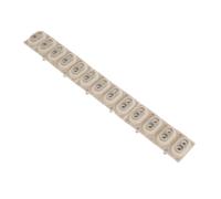 CLISPEED Conductive Silicone Key Contact Pad For Electronic Keyboard Repair High Conductivity Replacement Strip For DIY Fix Easy Installation Compatible With Multiple Brands
