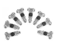 CLISPEED Connecteur de Câblage Type T 8 Pièces, Épisseur sans Soudure Borne Isolée, pour Raccord Fil Électrique et Utilisation Systèmes LED et Véhicules