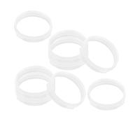 CLISPEED Connecteur De Tunnel pour Cage De Hamster Lot De 8 Raccords Flexibles en Plastique Blanc Accessoires pour Extension De Cage Et Tubes De Hamster Adapté Aux Rongeurs Et Animaux De Compagnie