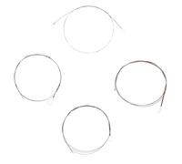 CLISPEED Cordes pour Mentonnière de Luth Chinois, Accessoire pour Instrument en Alliage, Pack de 4 Pièces, Design Facile à Remplacer, pour Musiciens Débutants