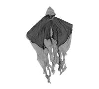 CLISPEED Costume De Faucheuse pour Garçon Cape à Capuche Grise Costume De Cosplay Halloween