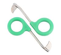 CLISPEED Coupe-Anneaux à Bords Fins en Acier et Plastique Vert 2pcs Pratique et Rapide Outil Professionnel pour Arbres Fruitiers Pêcher et Jujubier pour Jardinage
