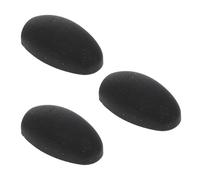 CLISPEED Coussinets de en Caoutchouc Noir Accessoires Clavier Latéral 3pcs Installation Facile et Nettoyage Simple pour Saxophone Alto pour Instrument à Vent