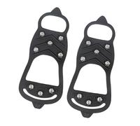 CLISPEED Couvre-chaussures Antidérapants Crampons Glace pour Neige Unisexe Protection Antidérapante Verglas Facile à Enfiler et Flexible Adapté Aux Chaussures de Sport Marche Hiver