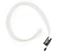 CLISPEED Crin D'archet pour Violon Remplacement D'arc de Cheval Bois et Métal Blanc Préparé pour Installation pour Violon et Archet