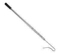 CLISPEED Crochet De Capture De Volailles Télescopique 72-145 Cm Pour Poules, Canards Et Oies, Outil Agricole En Acier Inoxydable Robuste, Perche De Manipulation Et Hygiénique